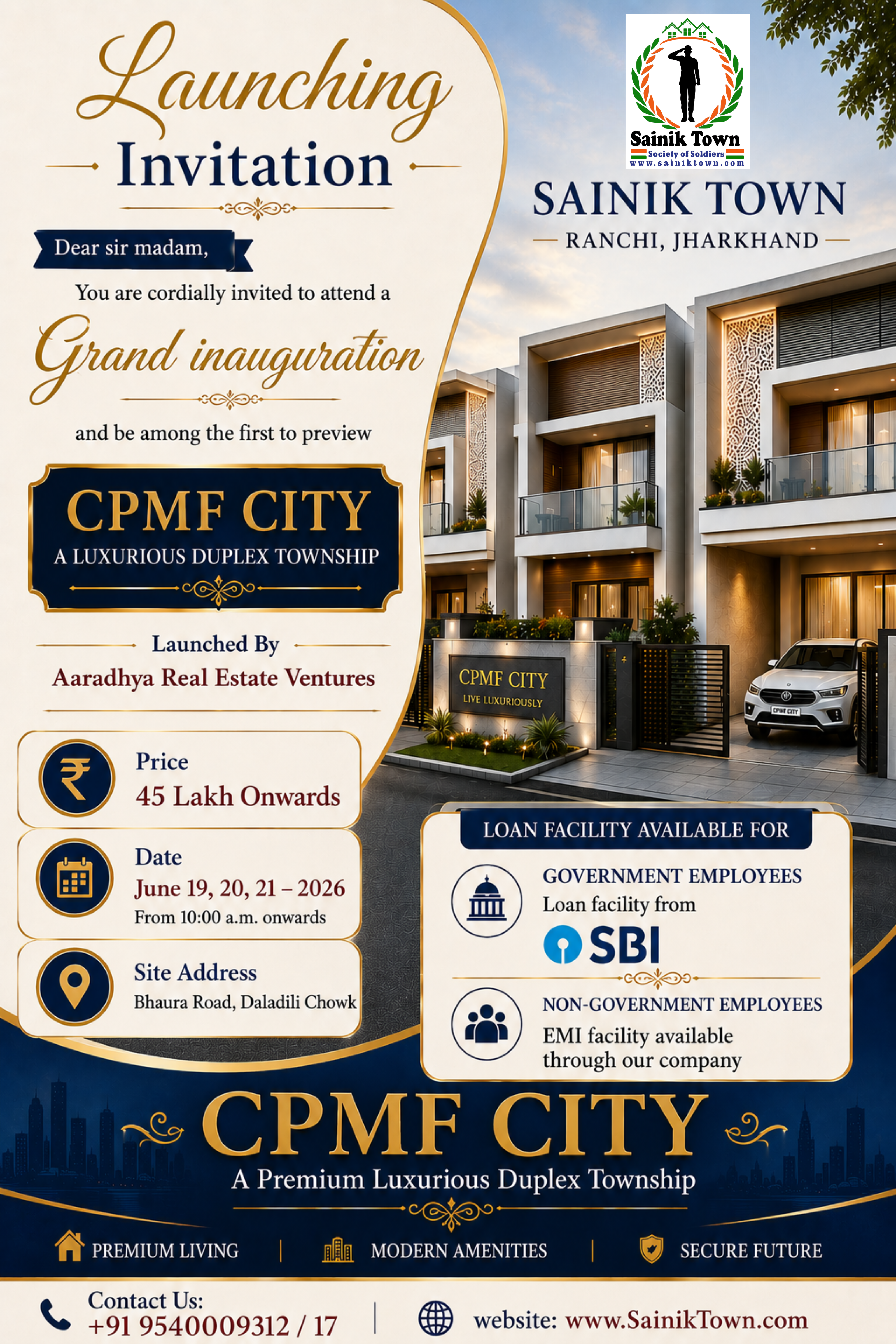 CPMF CITY, RANCHI (JHARKHAND)